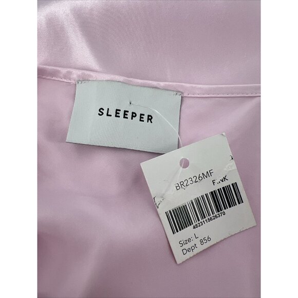 Sleeper Pink Feather-Trim Mini Dress - Picture 8 of 10